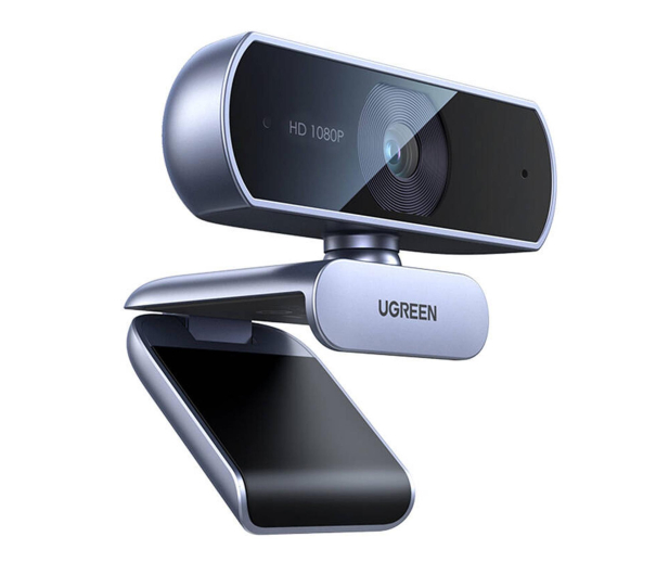 UGREEN Kamera internetowa z mikrofonem 15728 USB srebrna - 1501484 - zdjęcie 2
